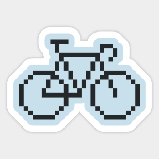 Bike Pixel art Sticker